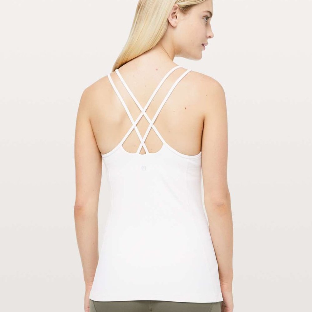 Lululemon Free To Be Tank White size 2 LIKE NEW